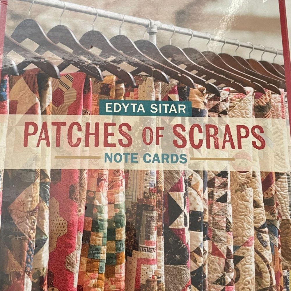 Patches of Scraps Note Cards From Edyta Sitar of Laundry Basket Quilts New - Picture 2 of 7